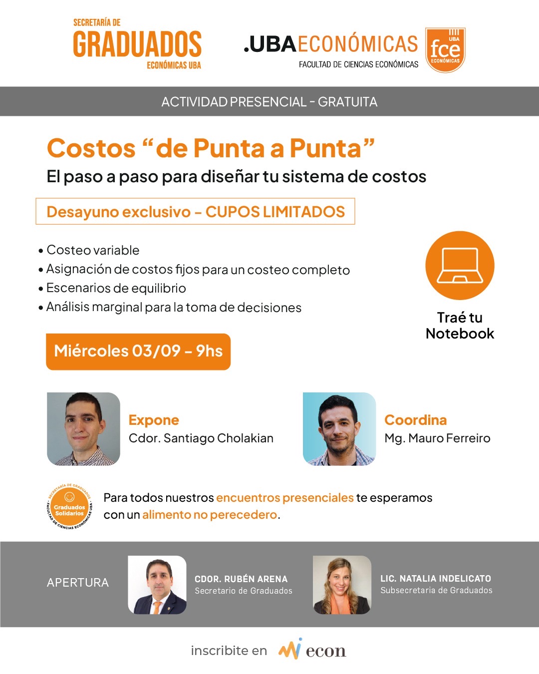 Costos ‘de Punta a Punta’