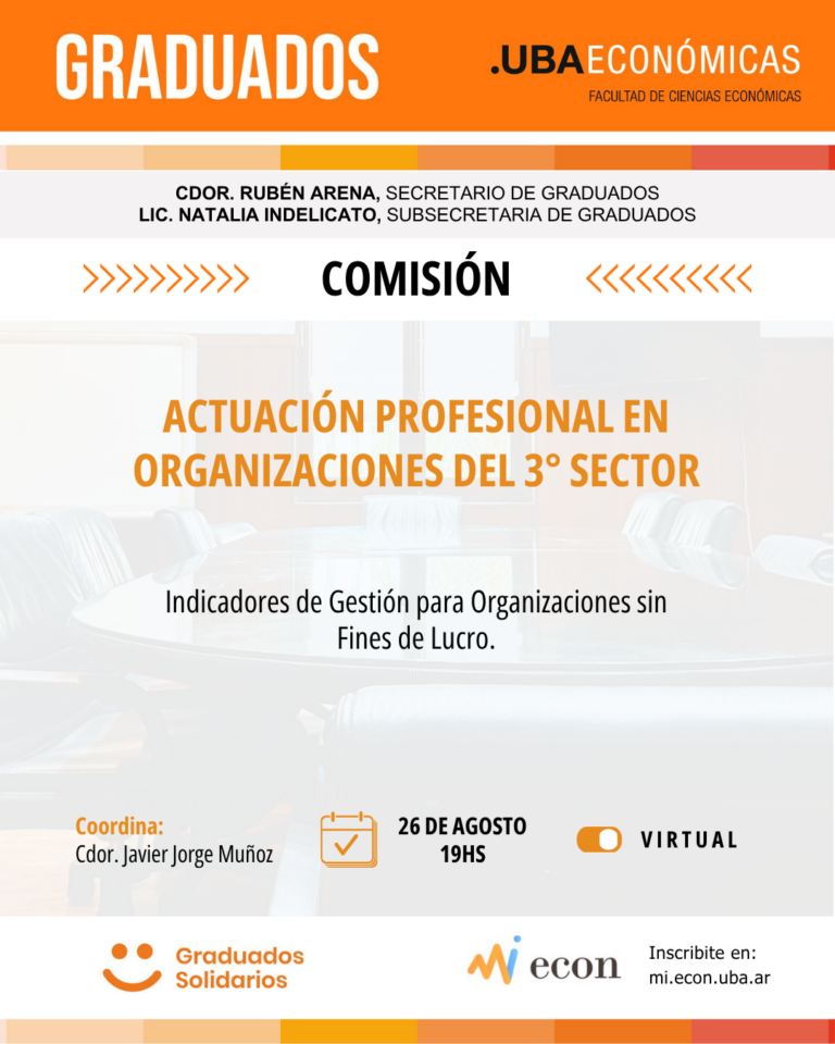 ACTUACIÓN PROFESIONAL EN ORGANIZACIONES DEL 3° SECTOR (1)