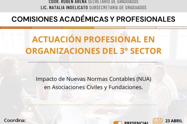 Actuación Profesional en Organizaciones del 3er Sector