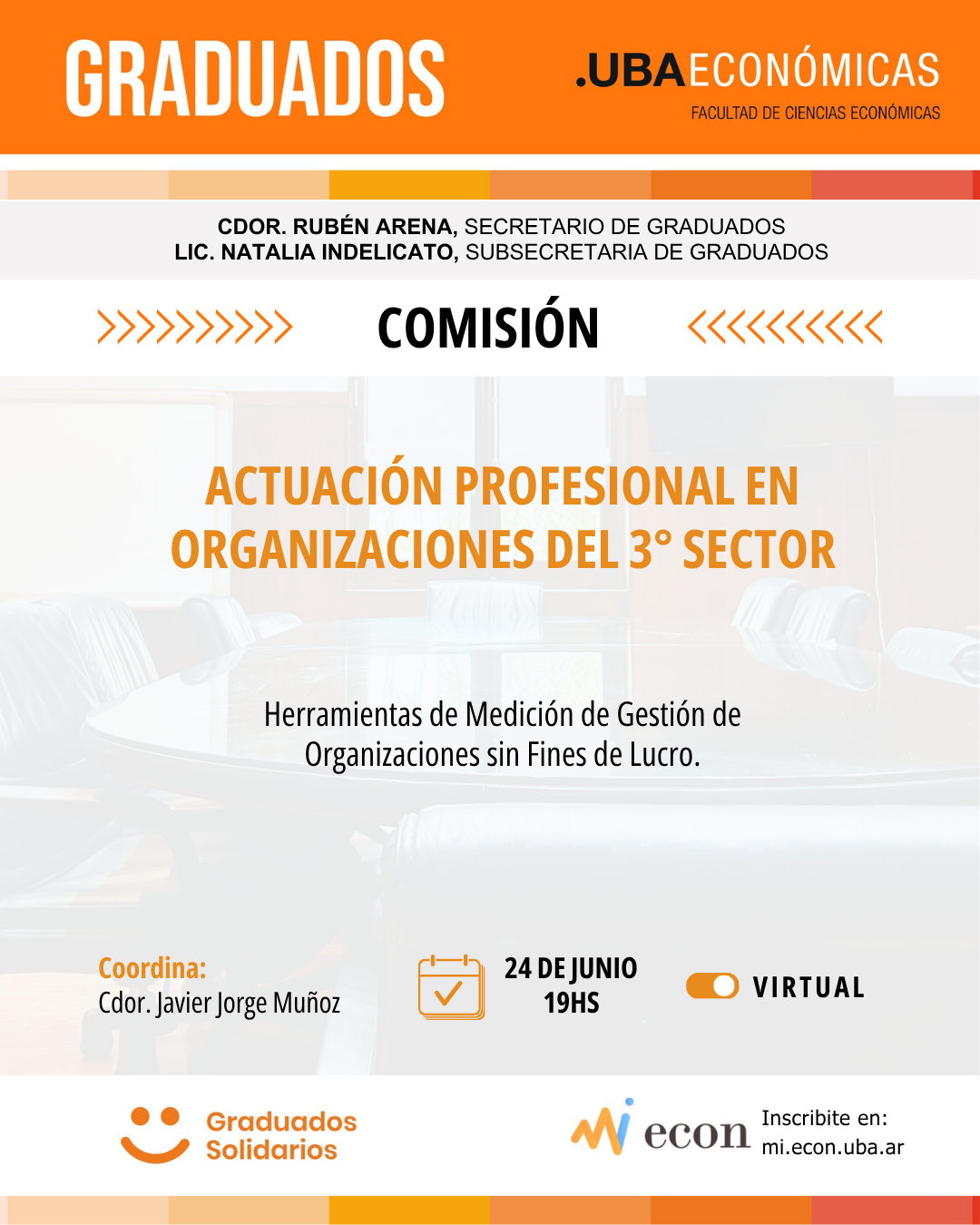 Actuación Profesional en Organizaciones del 3er Sector