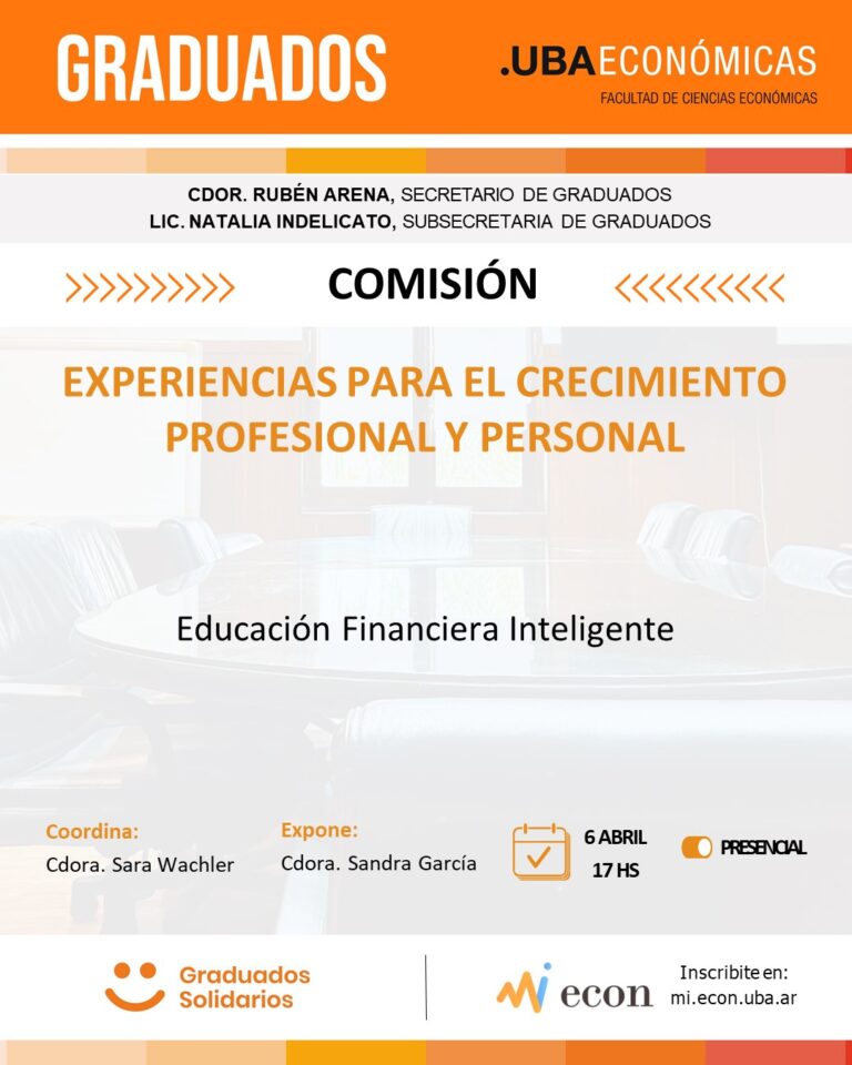 EXPERIENCIAS PARA EL CRECIMIENTO PROFESIONAL Y PERSONAL