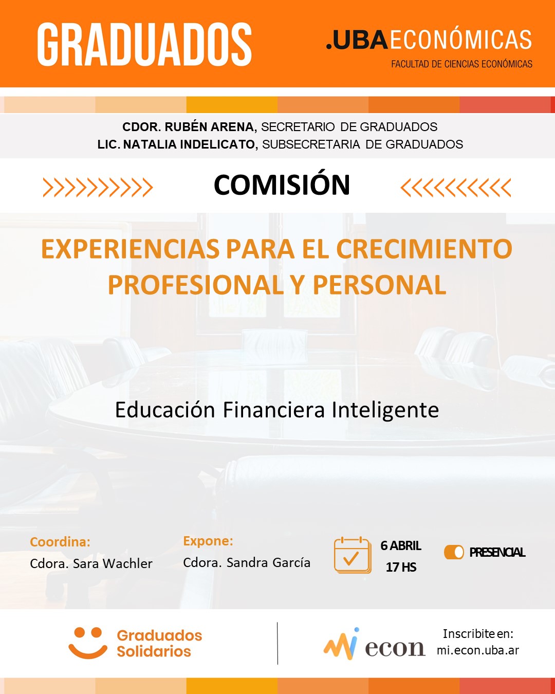 Experiencia para el Crecimiento Profesional y Personal