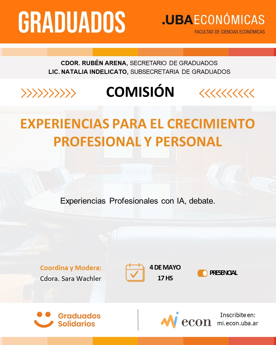 Experiencia para el Crecimiento Profesional y Personal