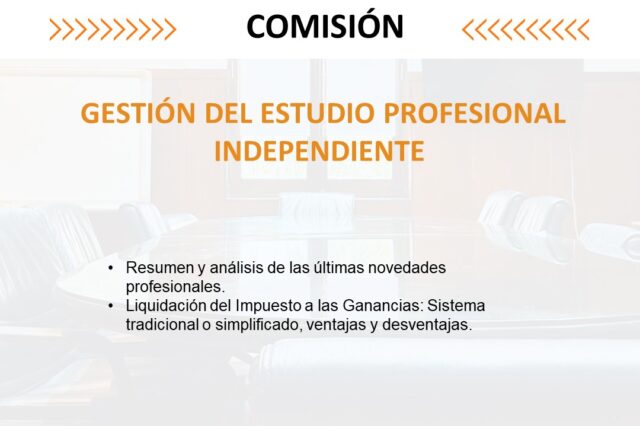Gestión del Estudio Profesional Independiente