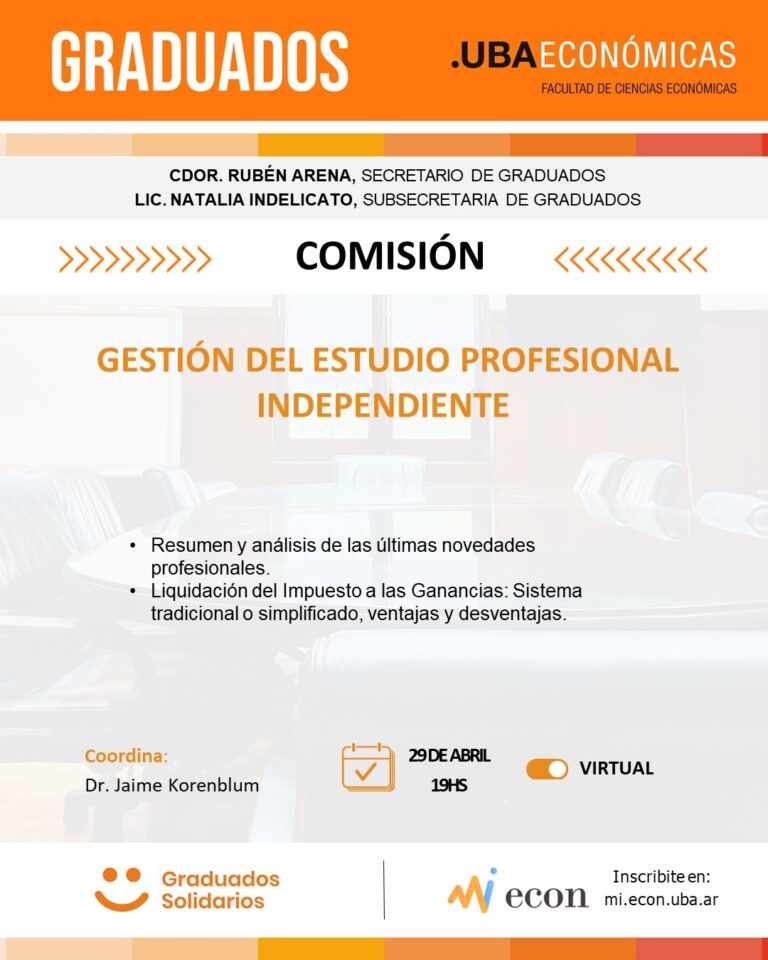 GESTIÓN DEL ESTUDIO PROFESIONAL INDEPENDIENTE