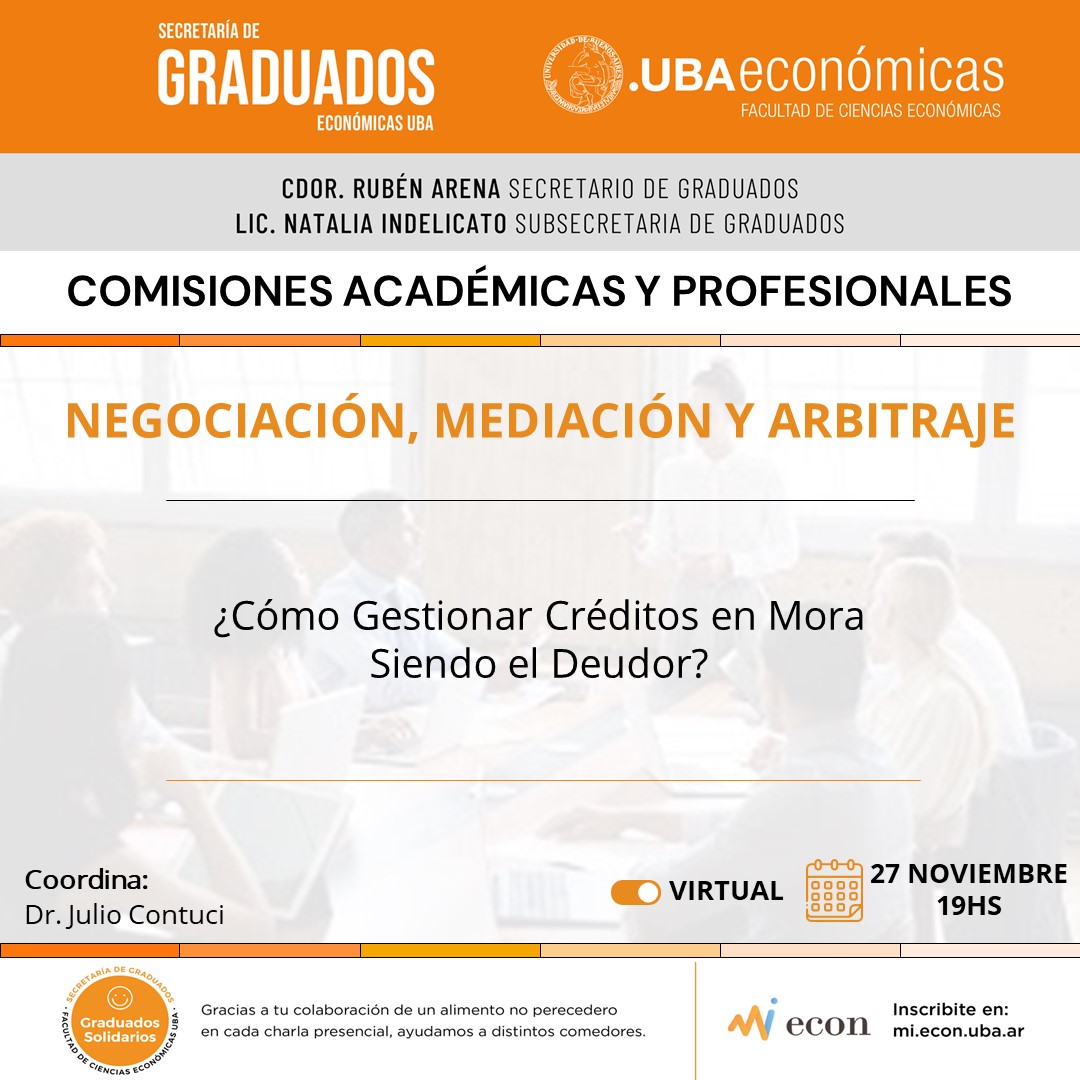 Mediación, Negociación y Arbitraje