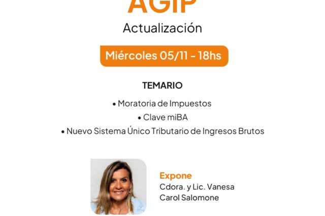 AGIP. Actualización