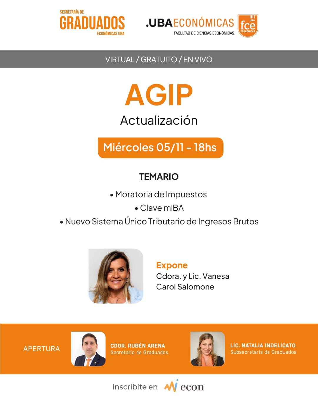 AGIP. Actualización