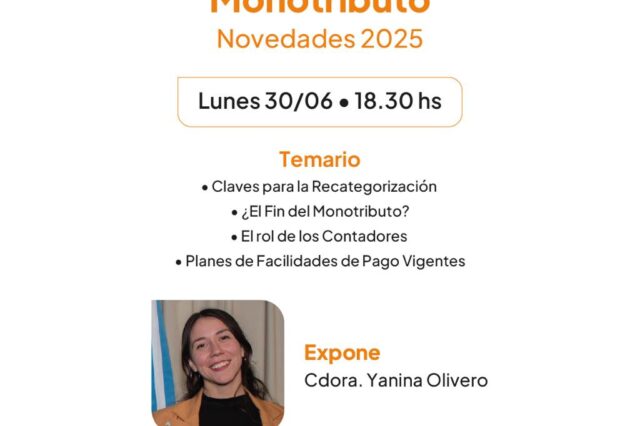 Monotributo – Novedades 2025