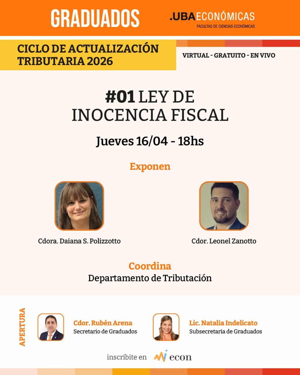 Ciclo de Actualización Tributaria 2026