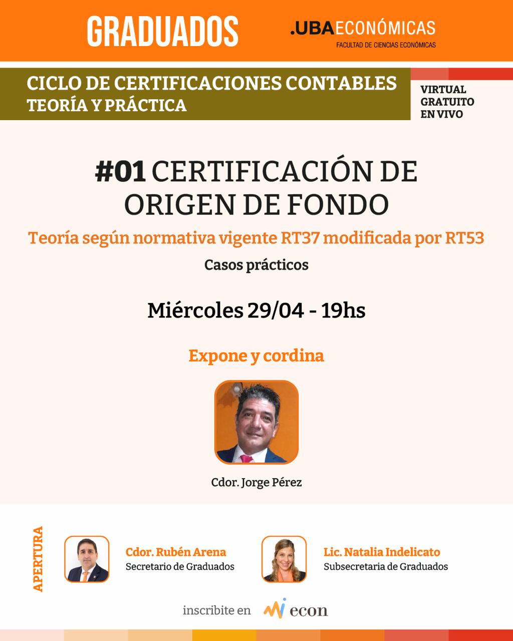 Ciclo de Certificaciones Contables. Teoría y Práctica