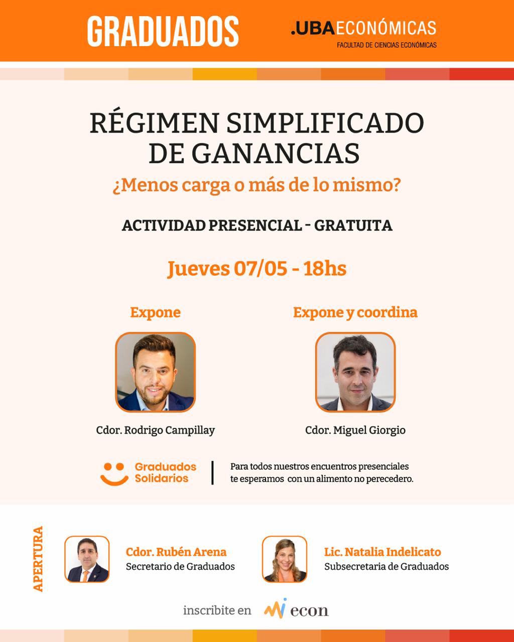Régimen Simplificado de Ganancias