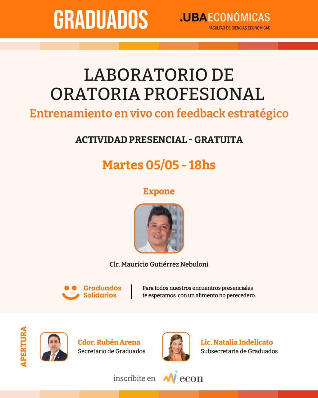 Laboratorio de Oratoria Profesional