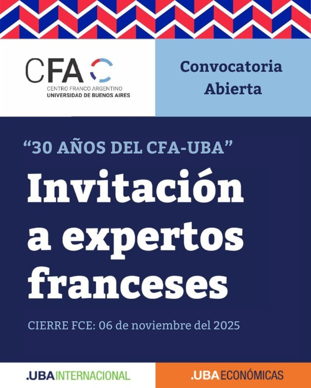 Invitación a expertos franceses: Convocatoria 2026