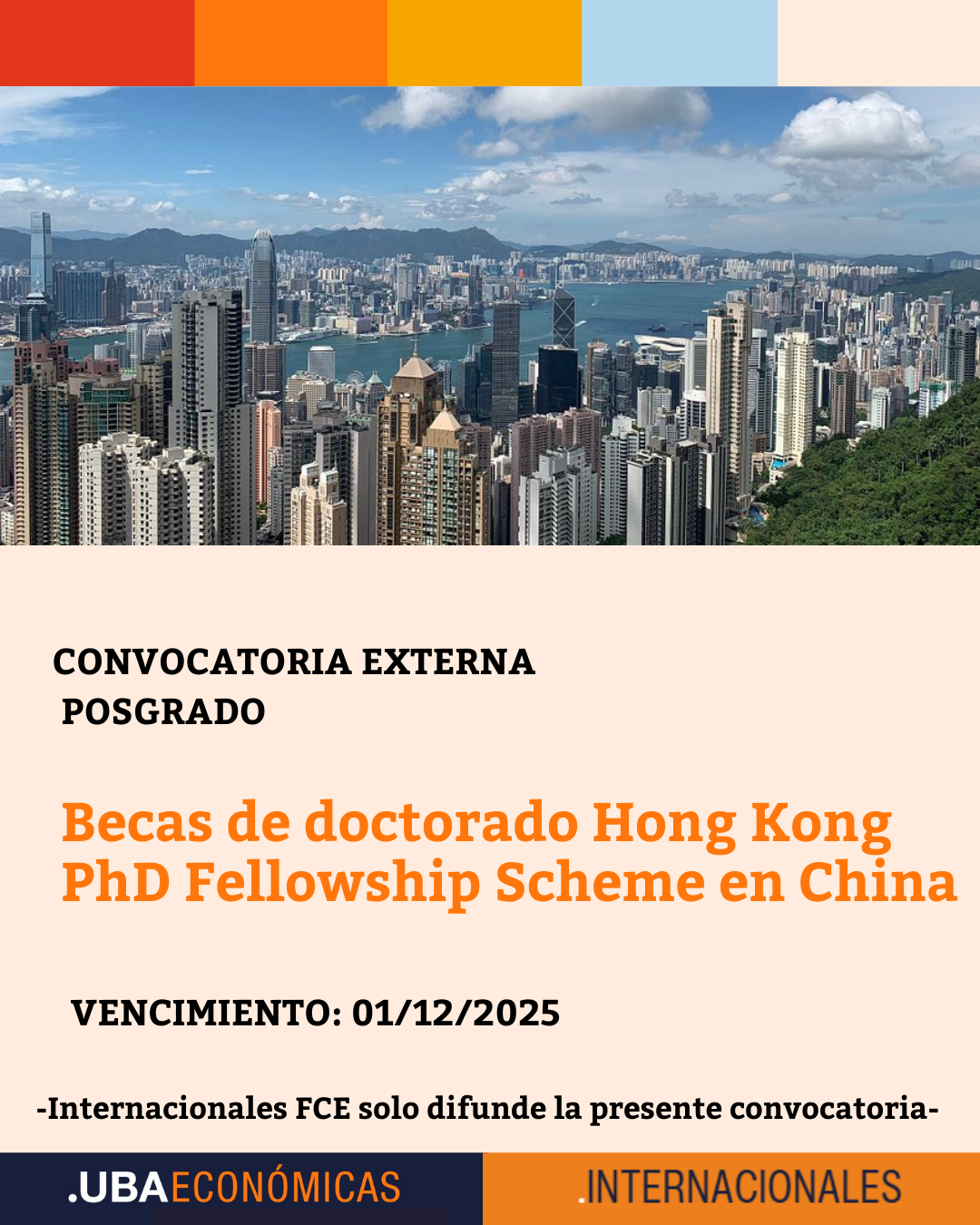 Becas de doctorado Hong Kong PhD Fellowship Scheme en China