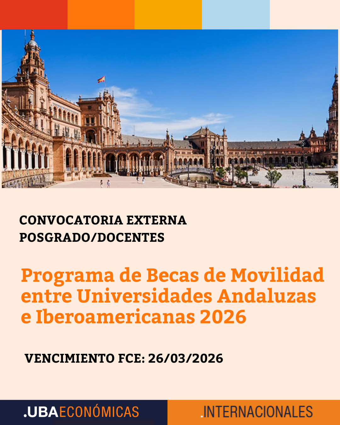 Programa de Becas de Movilidad entre Universidades Andaluzas e Iberoamericanas 2026