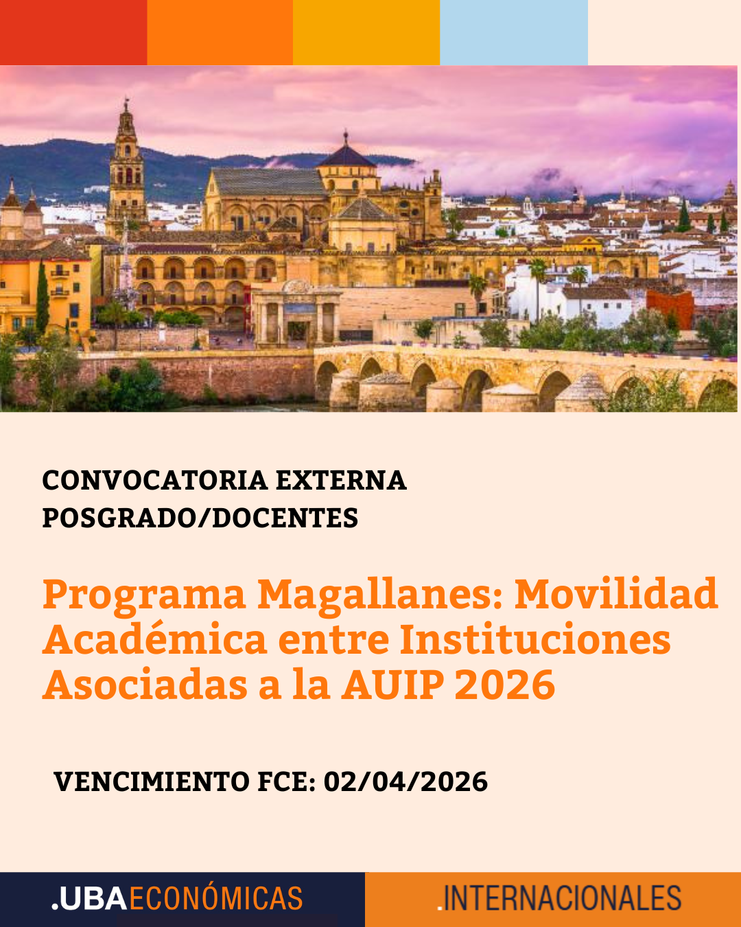 Programa Magallanes: Movilidad Académica entre Instituciones Asociadas a la AUIP 2026