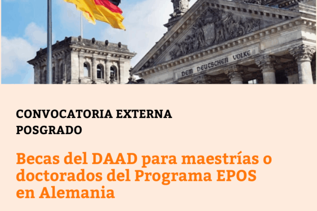 Becas del DAAD para maestrías o doctorados del Programa EPOS en Alemania