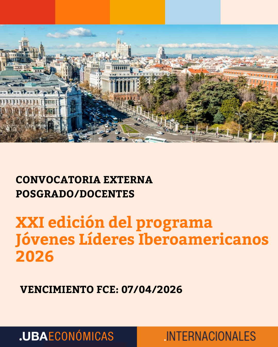 XXI edición del programa Jóvenes Líderes Iberoamericanos 2026