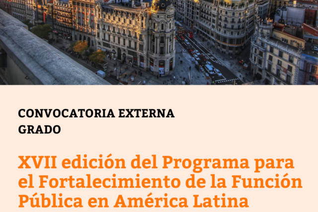 XVII edición del Programa para el Fortalecimiento de la Función Pública en América Latina