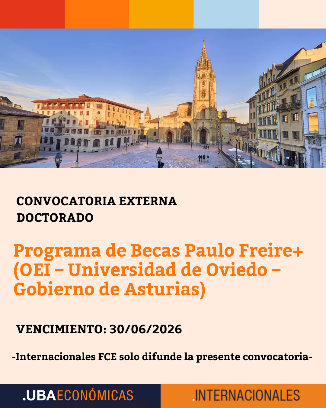 Programa de Becas Paulo Freire+ (OEI – Universidad de Oviedo – Gobierno de Asturias)