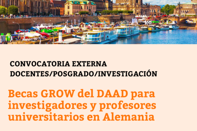 Becas GROW del DAAD para investigadores y profesores universitarios en Alemania