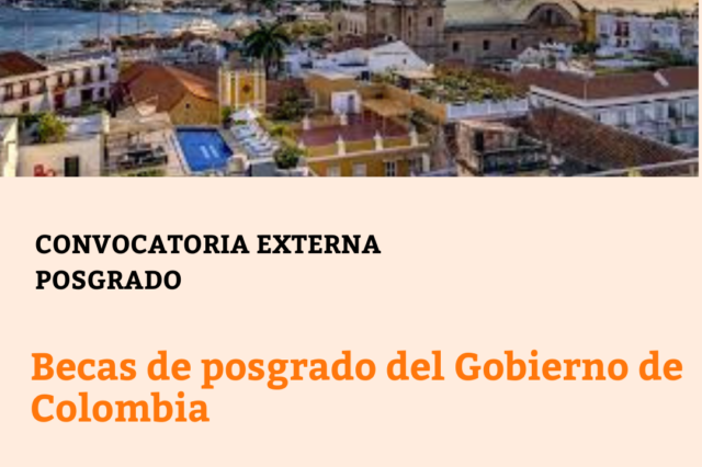 Becas de posgrado del Gobierno de Colombia