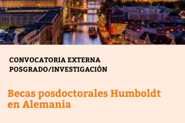 Becas posdoctorales Humboldt en Alemania