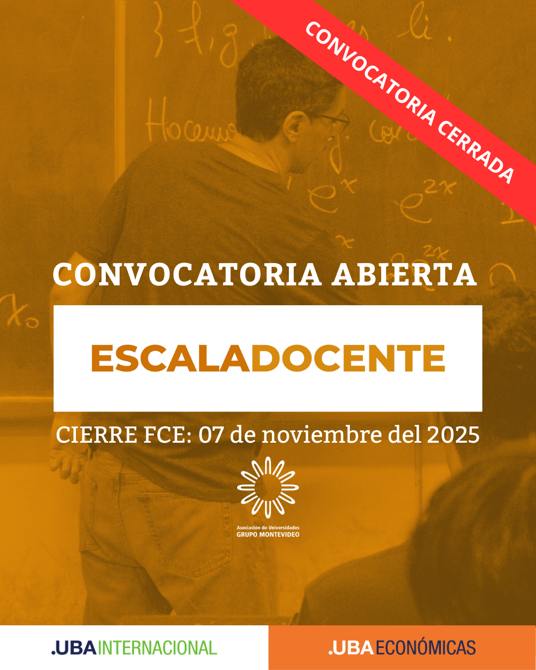 -CONVOCATORIA CERRADA- Programa ESCALA Docente de AUGM- Convocatoria 2026