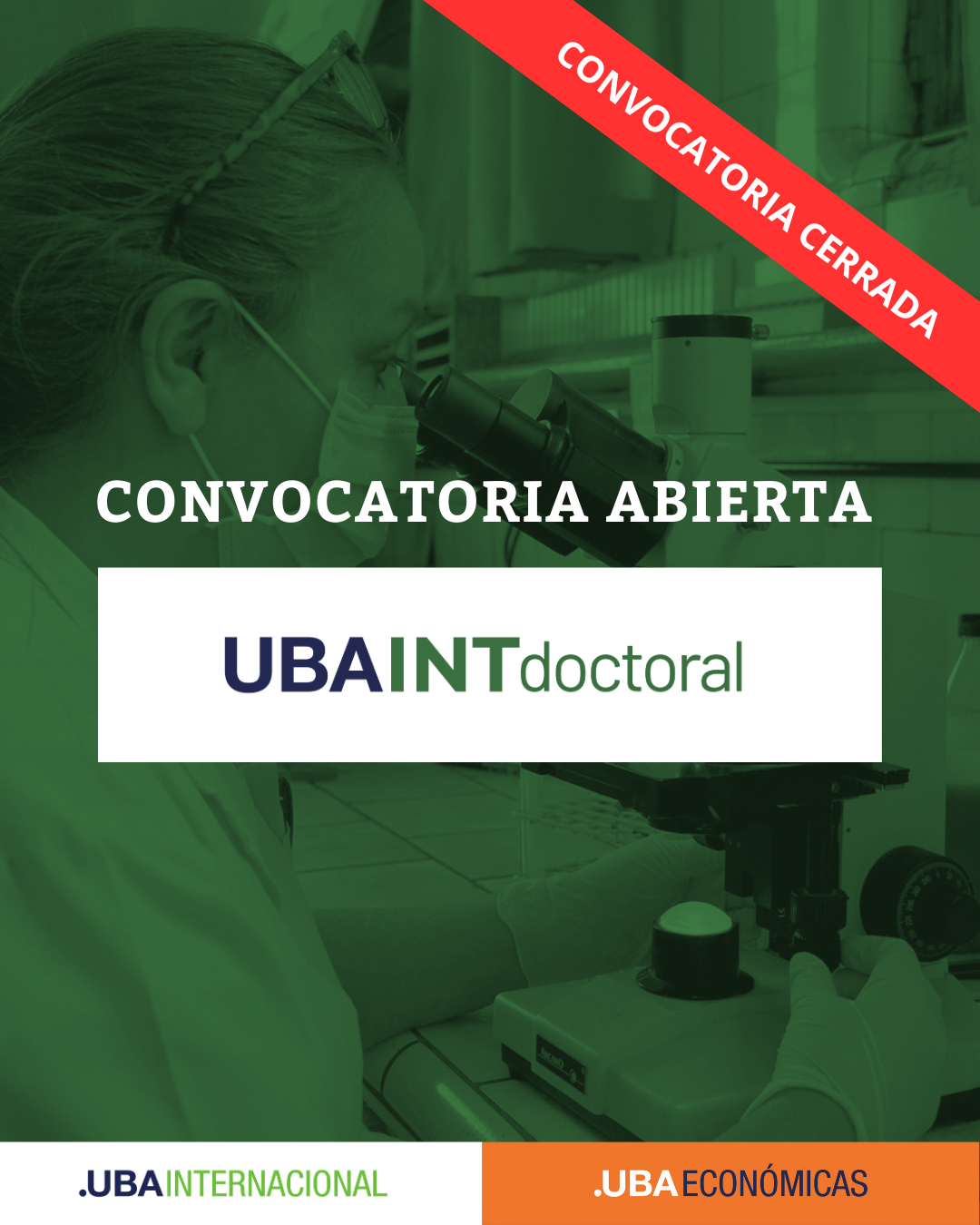 -CONVOCATORIA CERRADA- UBAINT Doctoral Convocatoria 2026