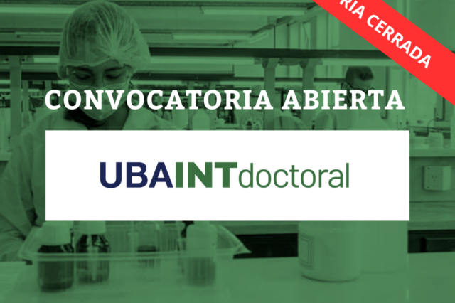 -CONVOCATORIA CERRADA- UBAINT Doctoral Convocatoria 2025