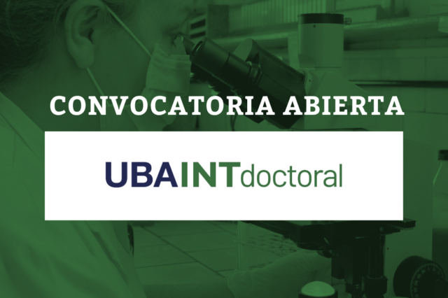 Programa UBAINT doctoral – 1° llamado 2027