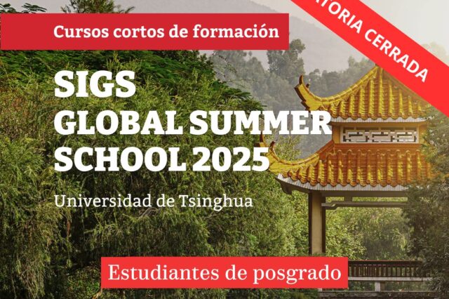 -CONVOCATORIA CERRADA-Programa de Cooperación Académica – Cursos cortos de formación  SIGS GLOBAL SUMMER SCHOOL 2025. Estudiantes de posgrado
