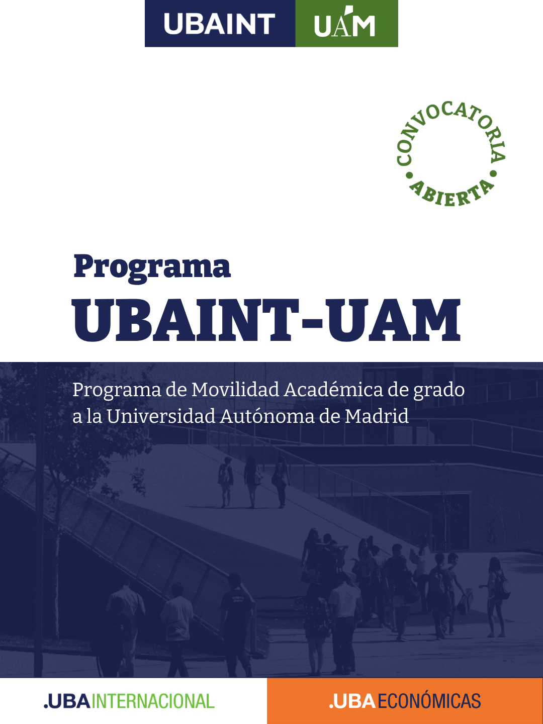 Convocatoria UBAINT – UAM 1° 2027