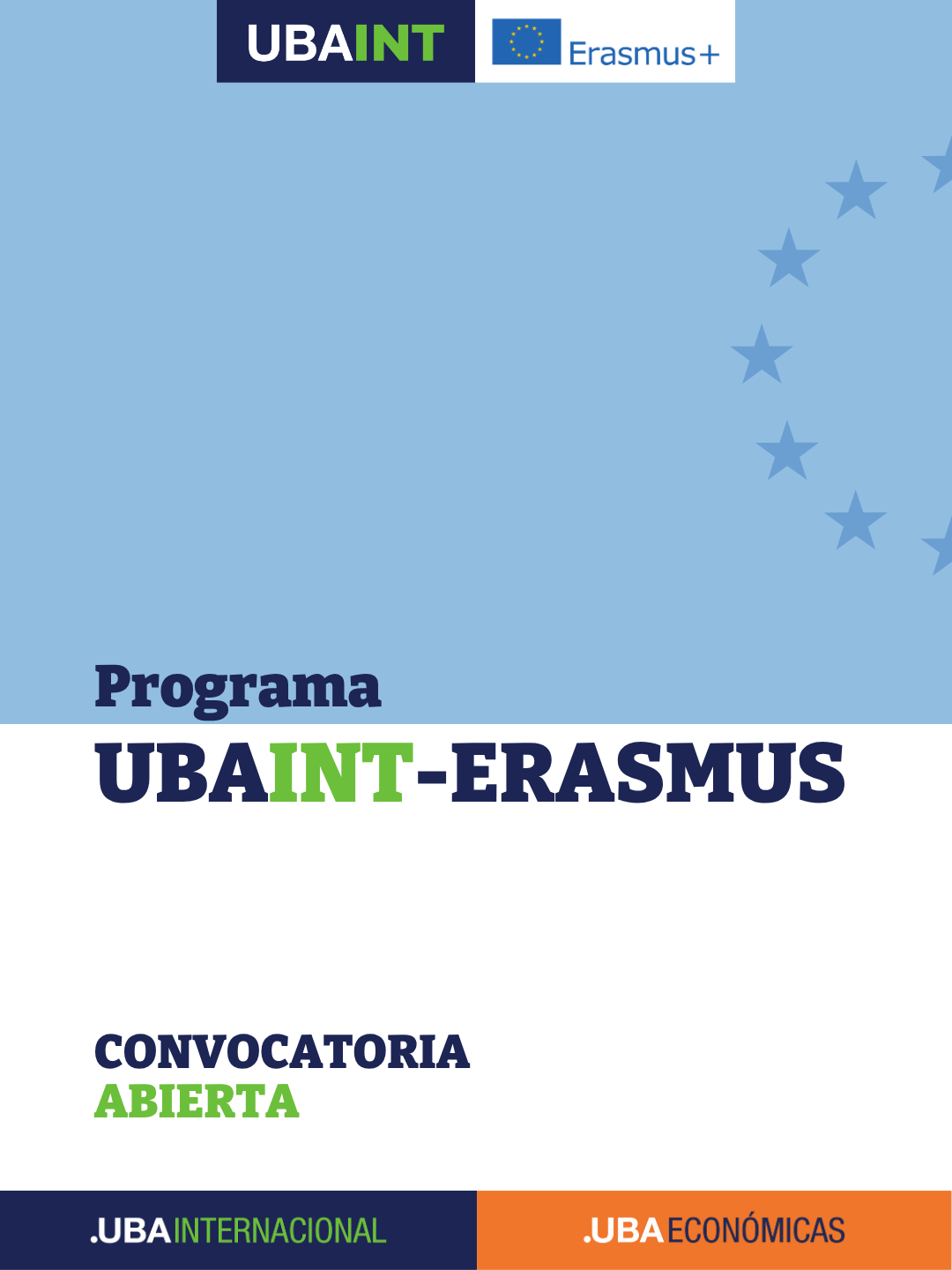 Convocatoria UBAINT-ERASMUS
