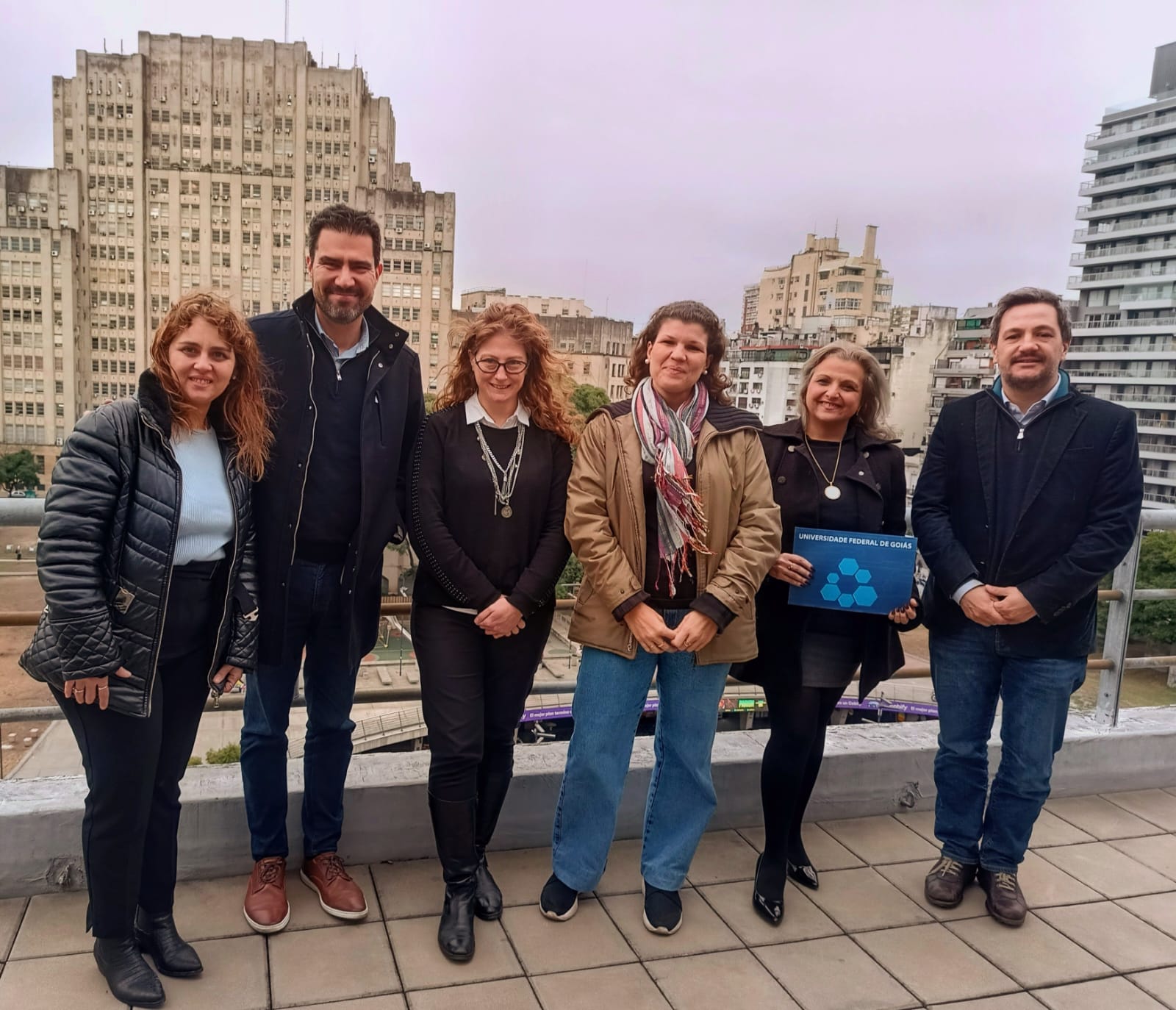 Visita de la Universidade Federal de Goiás, Brasil