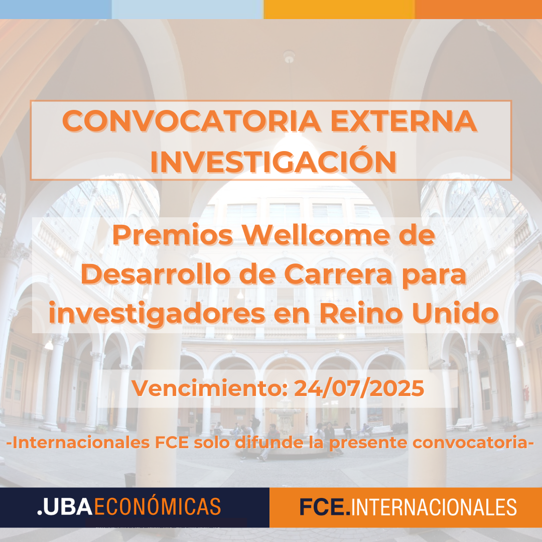 Premios Wellcome de Desarrollo de Carrera para investigadores en Reino Unido